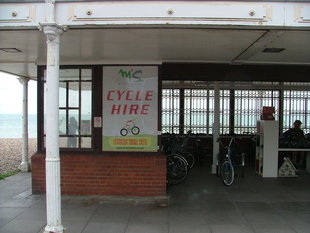M's Cycle Hire, on the Prom!
